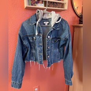 Forever 21 denim hooded jacket